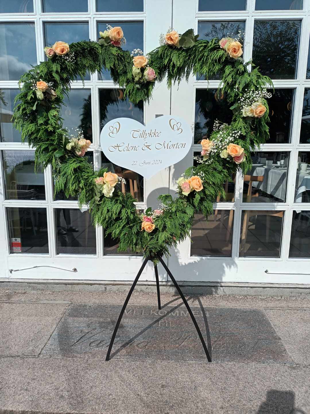 Hjerteformet æresport - færdigbundet